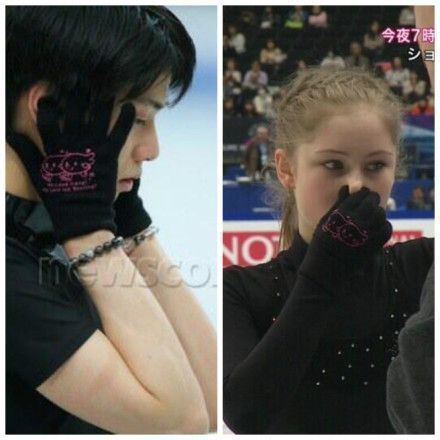 羽生結弦リプニツカヤお揃い手袋